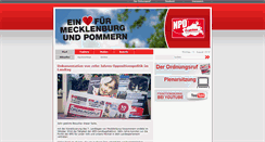 Desktop Screenshot of npd-fraktion-mv.de